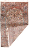 Antique Mohtasham Kashan Persian Area Rug