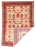 Antique Farahan Sarouk Persian Rug