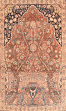 Antique Tabriz Haji Jalili Persian Area Rug