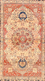 Antique Persian Mohtasham Kashan Area Rug