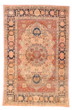 Antique Red Persian Mohtasham Kashan Area Rug