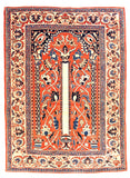 Antique Rust Tabriz Haji Jalili Persian Area Rug