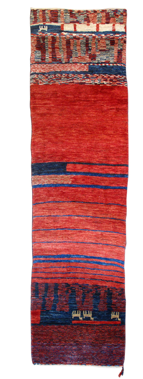 Fine Semi Antique Persian Gabbeh Tribal Rug