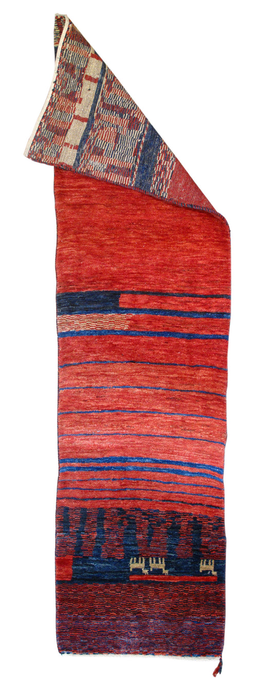 Fine Semi Antique Persian Gabbeh Tribal Rug