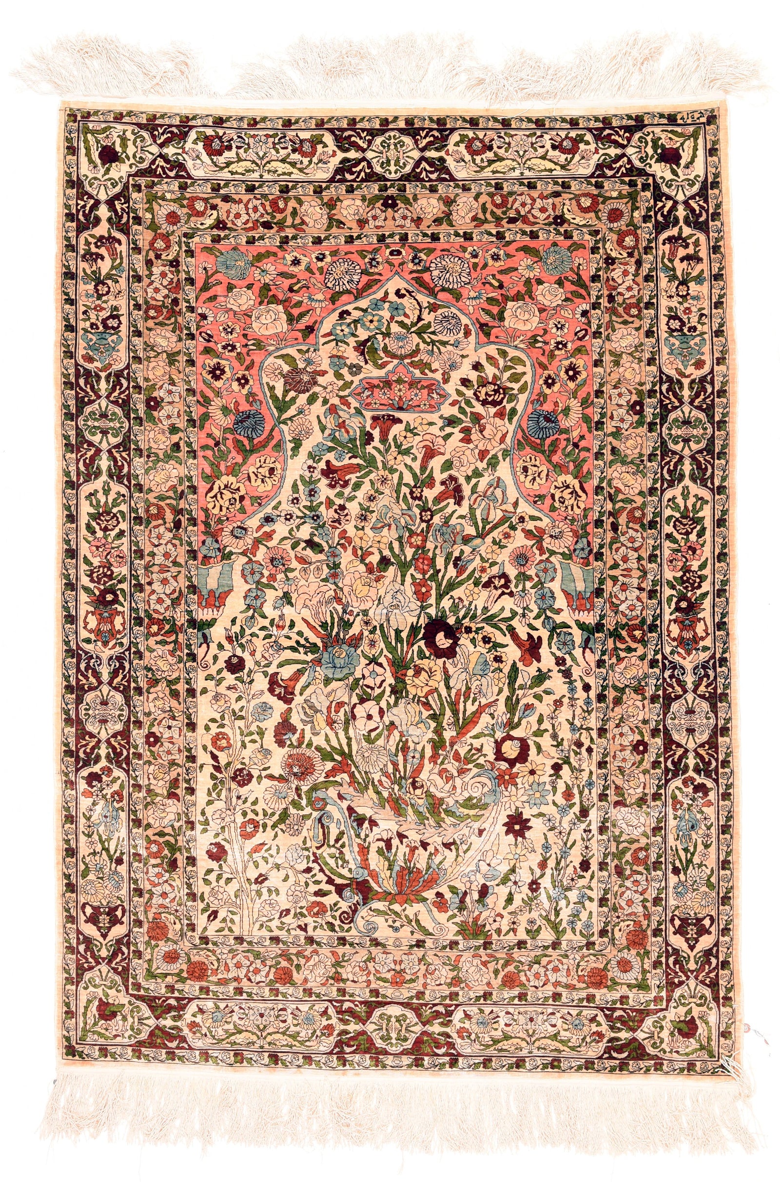 Antique Ivory Turkish Area Rug