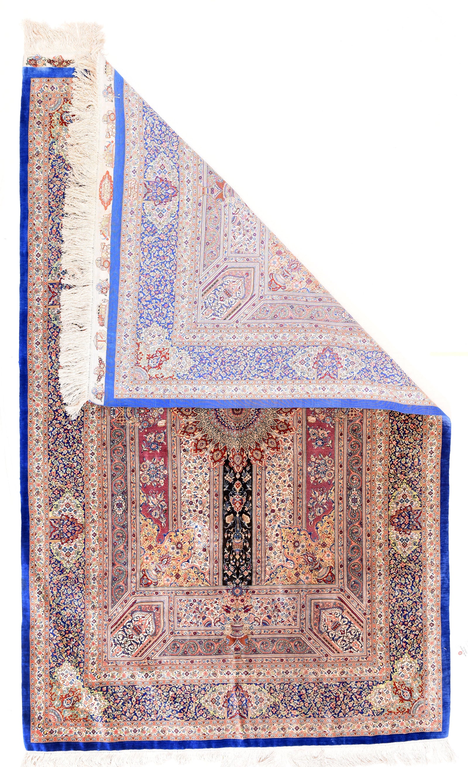 Excellent Qum Jamshidi Persian Area Rug