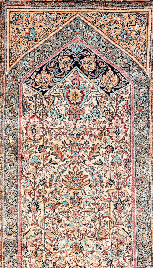 Excellent Qum Persian Area Rug
