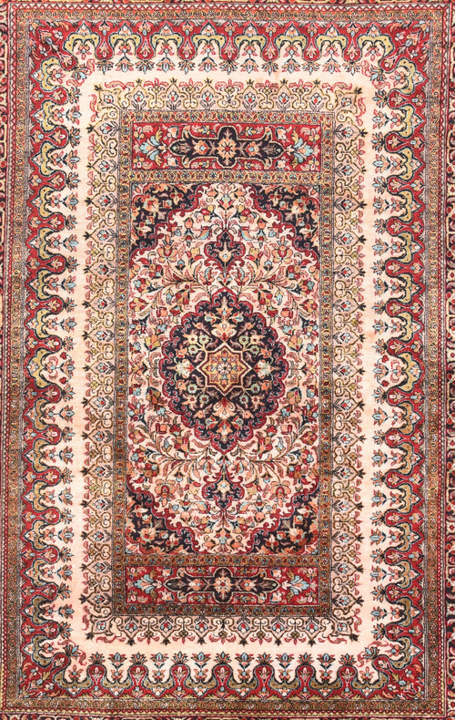 Excellent Qum Persian Area Rug