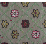Soumak Design Hand Woven Wool Rug - 6' X 9'