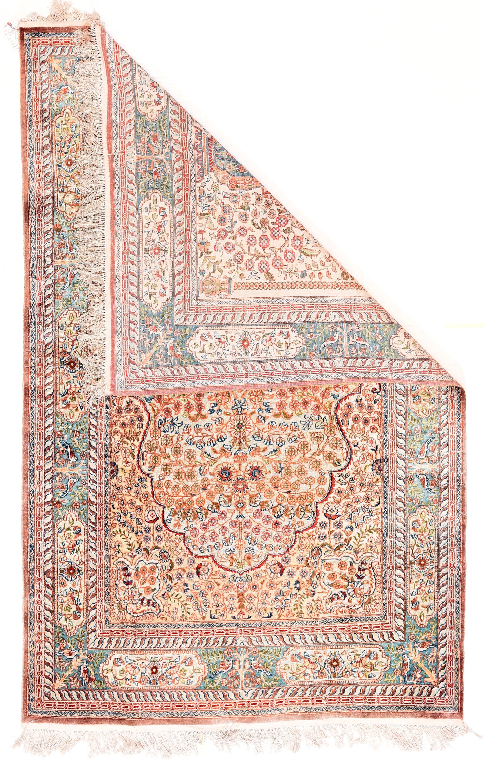 Excellent Hereke Design Turkish Area Rug