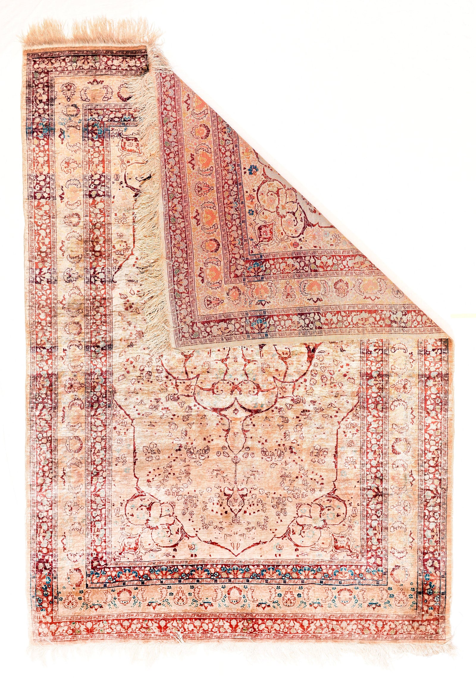 Antique Tabriz Haji Jalili Persian Area Rug