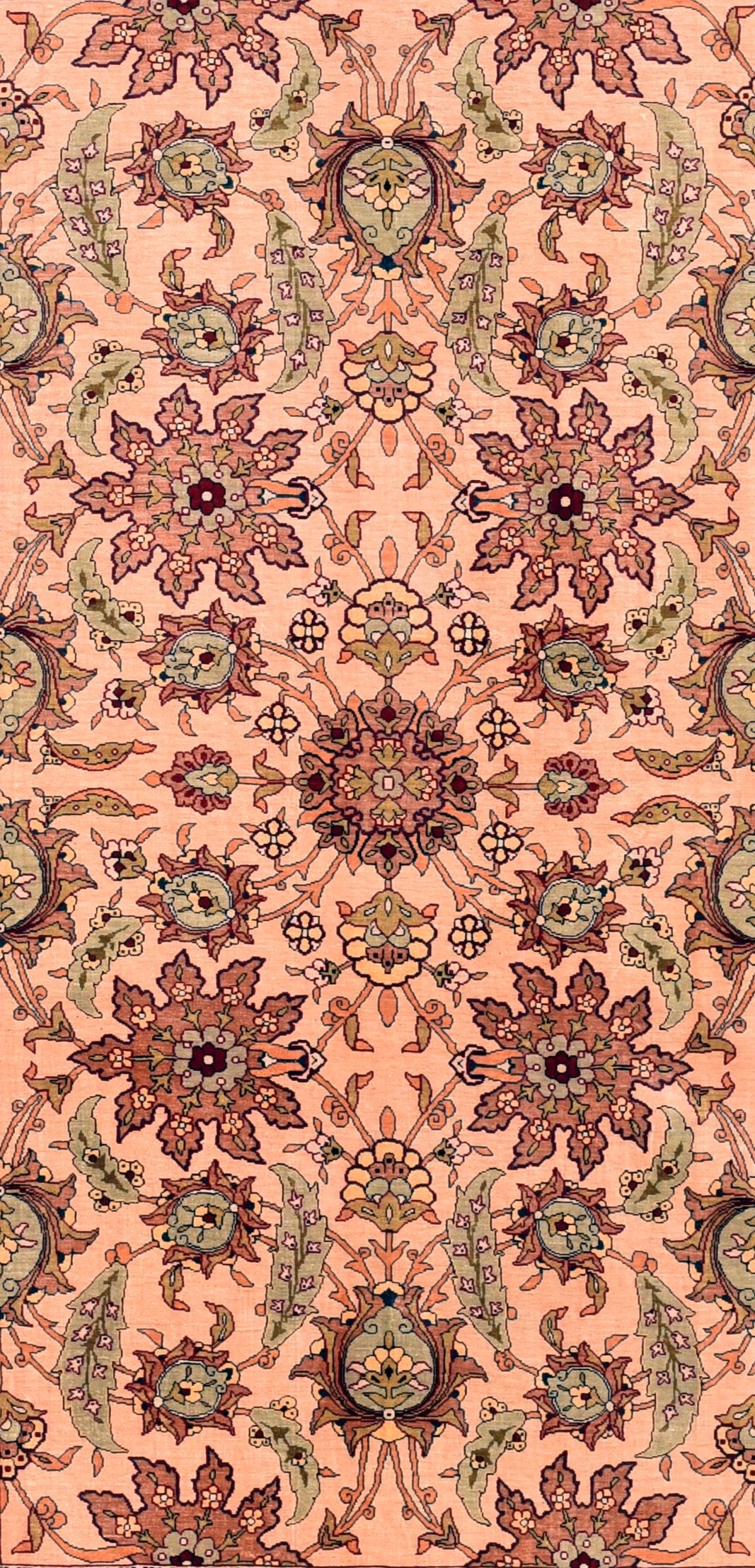 Antique Silk Hereke Turkish Rug