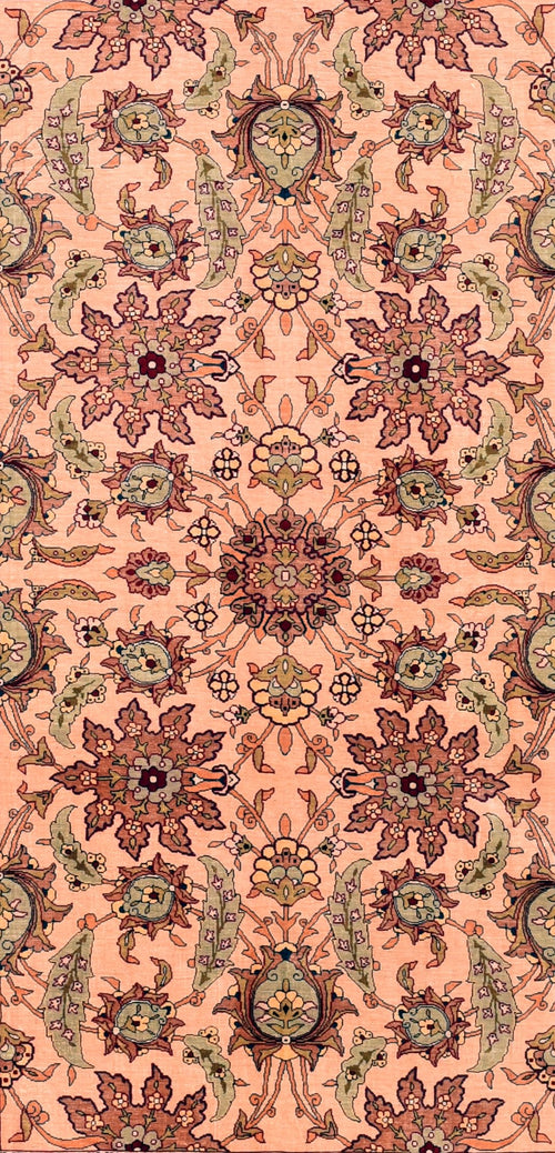 Antique Silk Hereke Turkish Rug