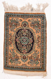 Excellent Rose Qum Persian Area Rug