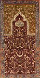 Antique Silk Hereke Turkish Rug