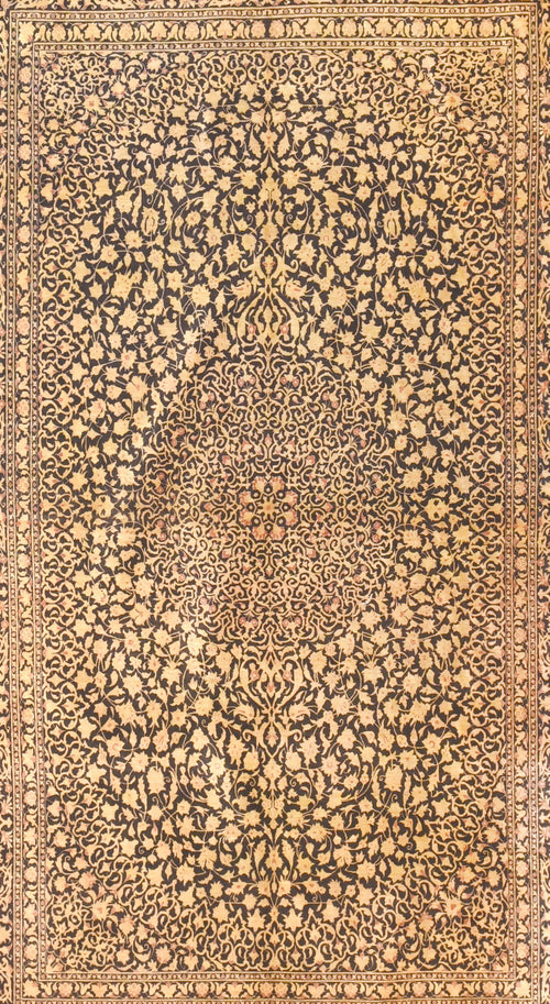 Excellent Extremely Fine Persian Qum Area Rug