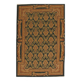 Soumak Design Hand Woven Wool Rug - 6' X 9'