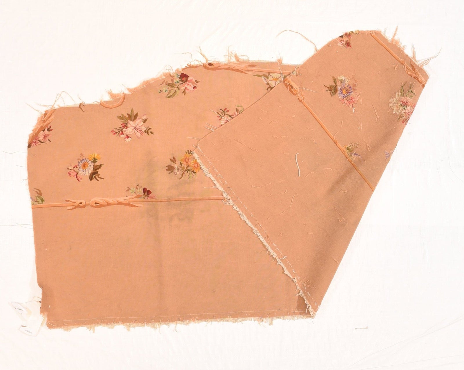 Antique Aubusson French Tapestry Cover Seat