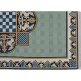 Soumak Design Hand Woven Wool Rug - 6' X 9'