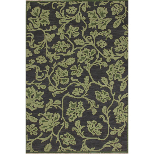 Soumak Design Hand Woven Wool Rug - 6' X 9'