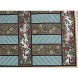 Soumak Design Hand Woven Wool Rug - 6' X 9'