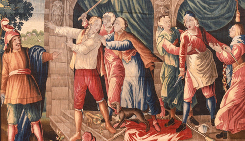 Antique French Tapestry Don Quixote