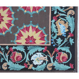 Soumak Design Hand Woven Wool Rug - 6' X 9'