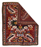 Antique Kazak Caucasian Russian Area Rug