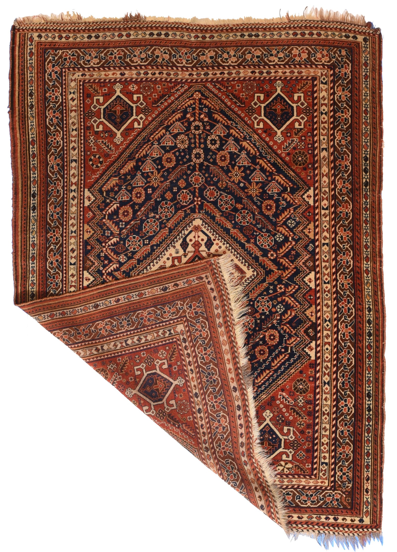 Antique Qashqai/Kashkai Persian Area Rug