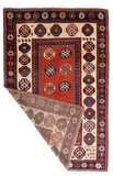 Antique Kazak Russain Area Rug
