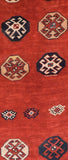 Antique Kazak Russain Area Rug