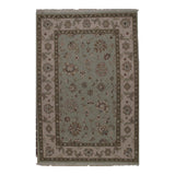 Soumak Design Hand Woven Wool Rug - 6' X 9'
