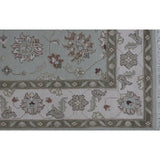 Soumak Design Hand Woven Wool Rug - 6' X 9'