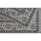 Soumak Design Hand Woven Wool Rug - 6' X 9'