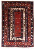 Antique Red Kazak Russain Area Rug