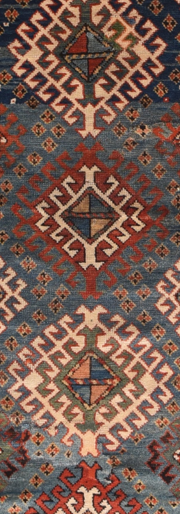 Antique Kazak Borcholo Caucasus Area Rug