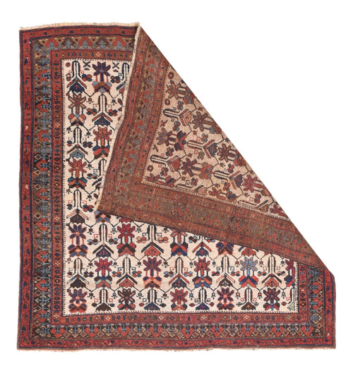 Antique Afshar Persian Scatter Rug