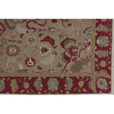 Soumak Design Hand Woven Wool Rug - 6' X 9'