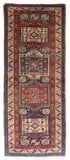 Antique Red Caucasian Russian Area Rug