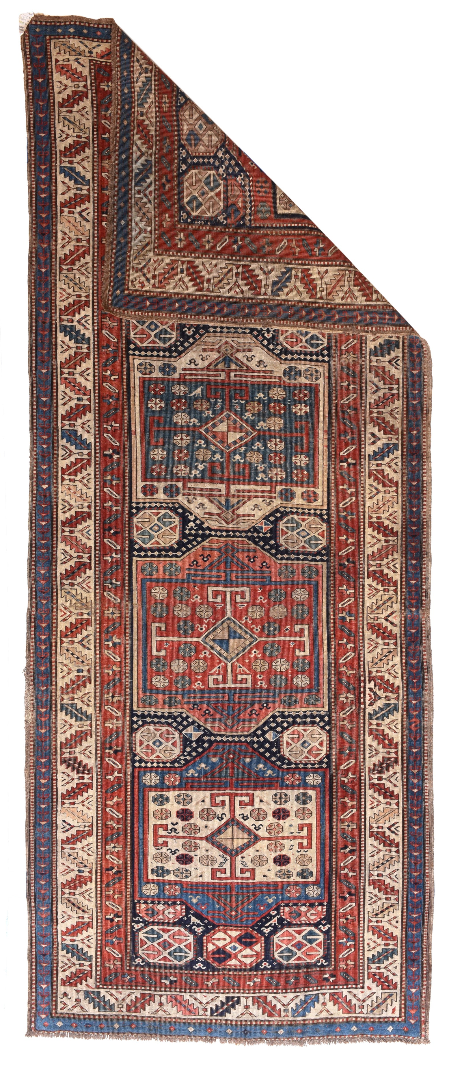 Antique East Caucasian Long Rug