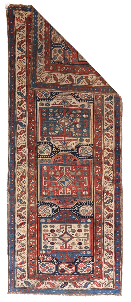 Antique East Caucasian Long Rug