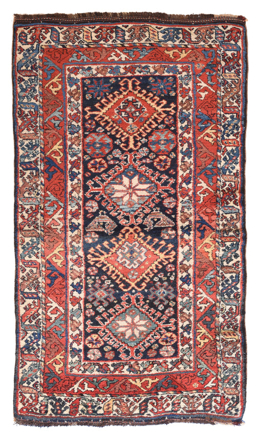 Antique Red Lori Tribal Persian Area Rug