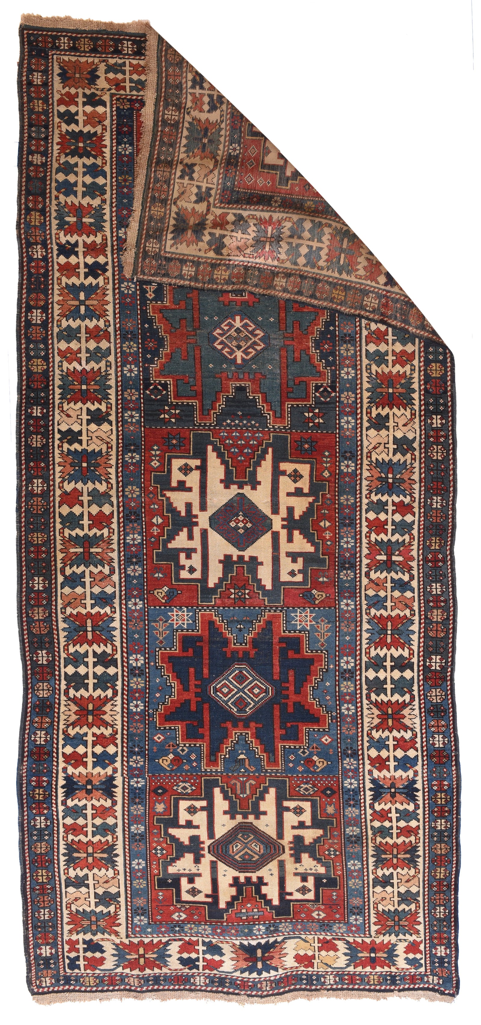 Antique Shrivan Russian Area Rug