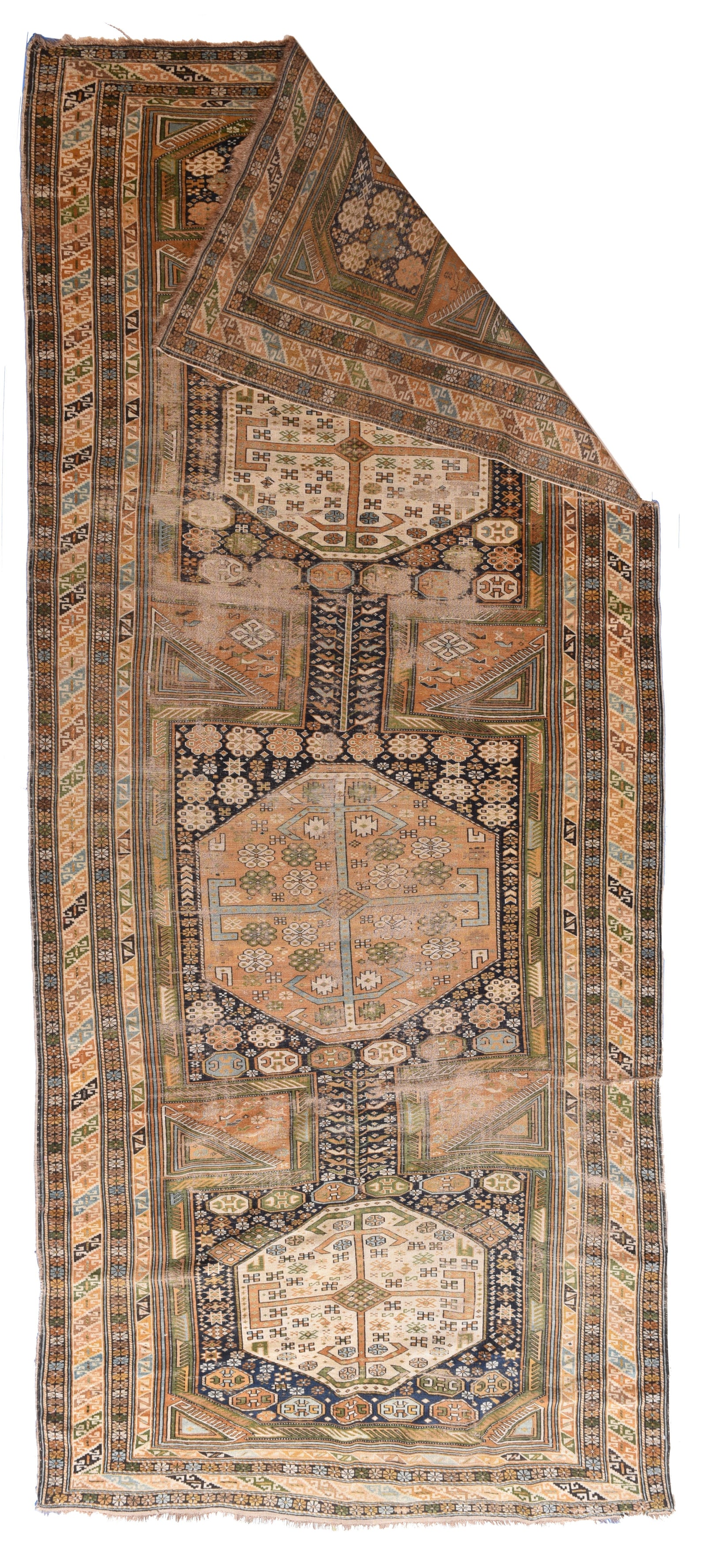 Antique Shirvan Russian Area Rug