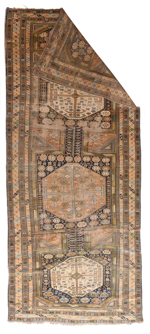 Antique Shirvan Russian Area Rug