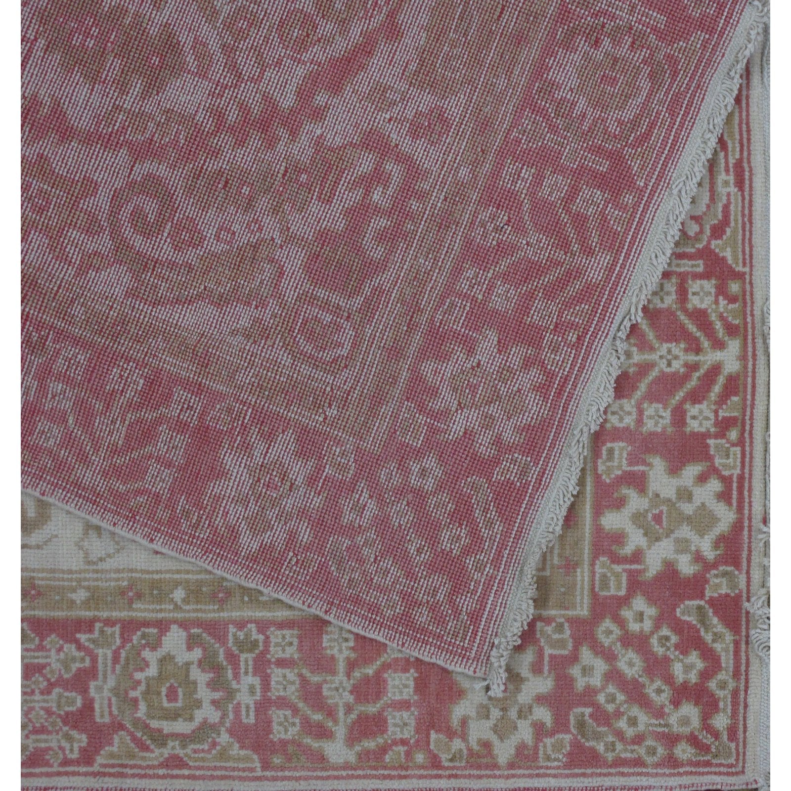 Turkish Oushak Design Hand Woven Wool Rug - 8' X 10'