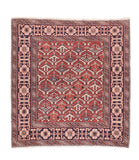 Antique Rust Shirvan Russian Area Rug