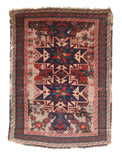 Antique Ivory Shirvan Russian Area Rug