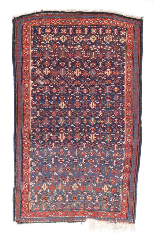 Antique Blue Shirvan-Kuba Russian Area Rug