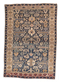 Antique Ivory Shirvan-Zeyhore Russian Area Rug